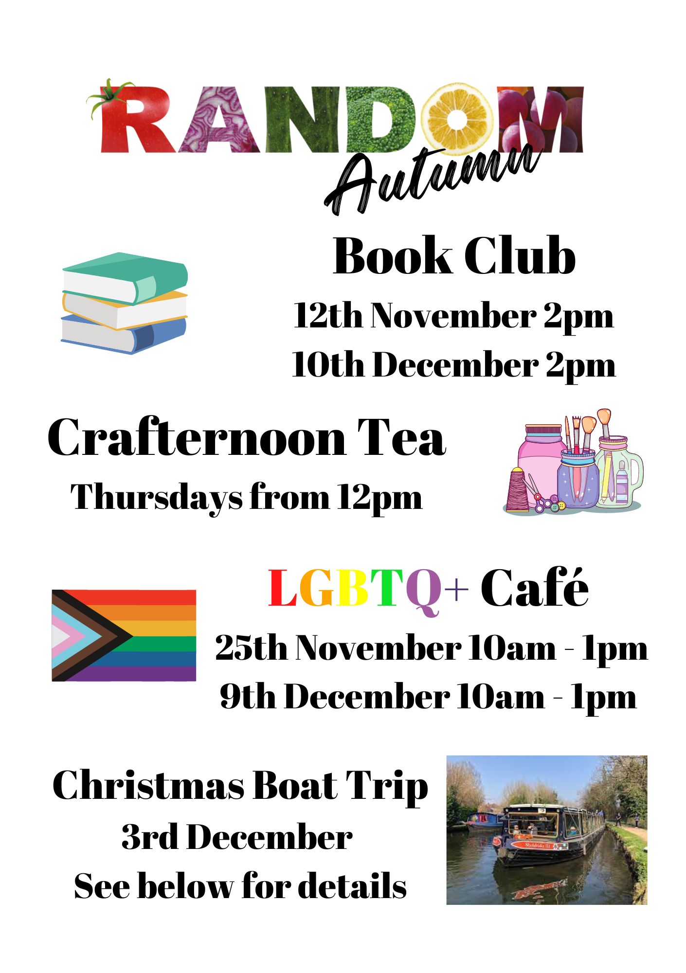 random-autumn – Random Café Watford, Not for Profit Café